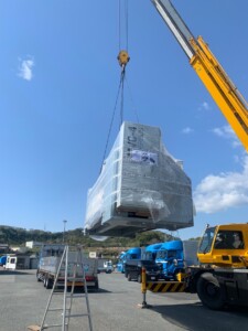 重量物輸送・搬入例