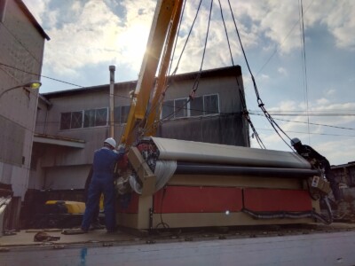 重量物輸送・搬入例