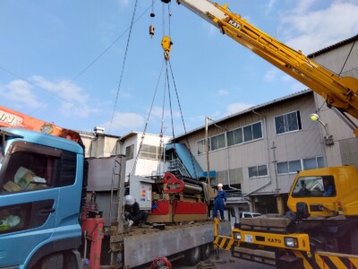 重量物輸送・搬入例